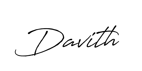 Create a beautiful signature design for name Davith. With this signature (Antro_Vectra_Bolder) fonts, you can make a handwritten signature for free. Davith signature style 7 images and pictures png