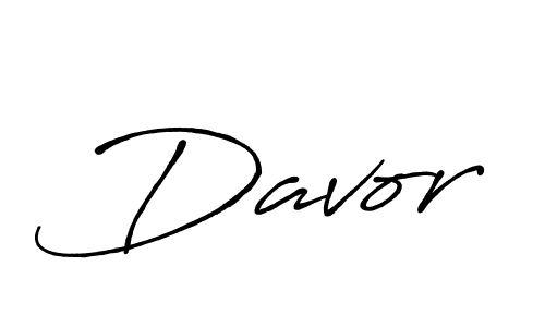 Davor stylish signature style. Best Handwritten Sign (Antro_Vectra_Bolder) for my name. Handwritten Signature Collection Ideas for my name Davor. Davor signature style 7 images and pictures png