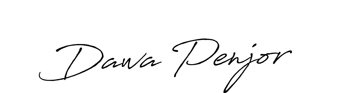 Once you've used our free online signature maker to create your best signature Antro_Vectra_Bolder style, it's time to enjoy all of the benefits that Dawa Penjor name signing documents. Dawa Penjor signature style 7 images and pictures png