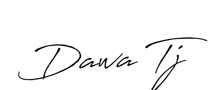 Also You can easily find your signature by using the search form. We will create Dawa Tj name handwritten signature images for you free of cost using Antro_Vectra_Bolder sign style. Dawa Tj signature style 7 images and pictures png