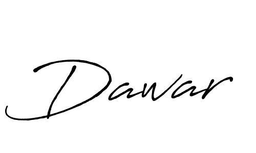 Dawar stylish signature style. Best Handwritten Sign (Antro_Vectra_Bolder) for my name. Handwritten Signature Collection Ideas for my name Dawar. Dawar signature style 7 images and pictures png