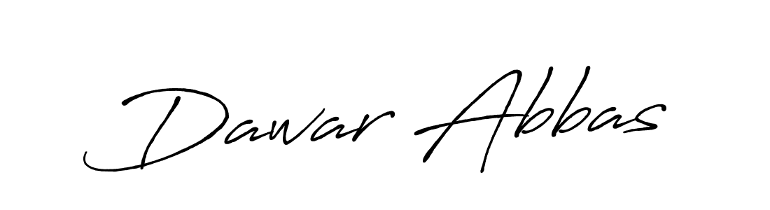 How to make Dawar Abbas signature? Antro_Vectra_Bolder is a professional autograph style. Create handwritten signature for Dawar Abbas name. Dawar Abbas signature style 7 images and pictures png