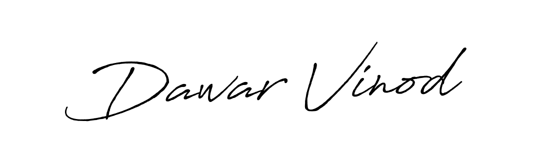 You should practise on your own different ways (Antro_Vectra_Bolder) to write your name (Dawar Vinod) in signature. don't let someone else do it for you. Dawar Vinod signature style 7 images and pictures png