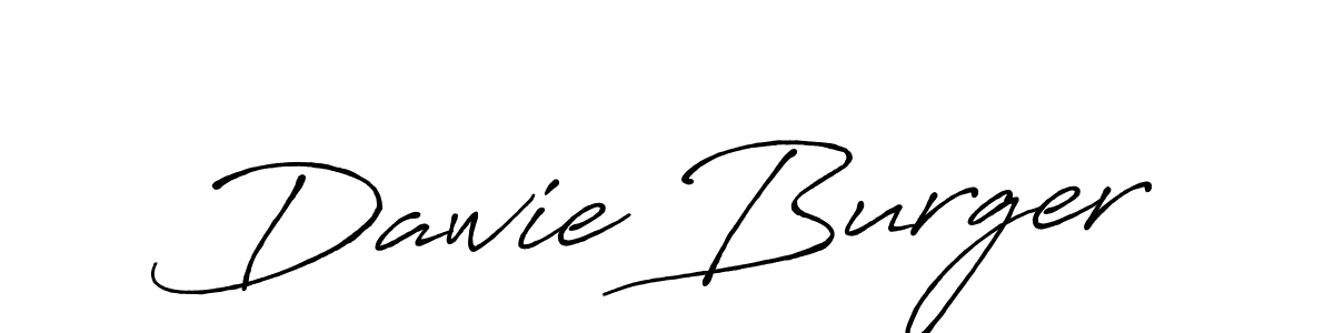 It looks lik you need a new signature style for name Dawie Burger. Design unique handwritten (Antro_Vectra_Bolder) signature with our free signature maker in just a few clicks. Dawie Burger signature style 7 images and pictures png