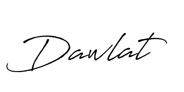 How to make Dawlat name signature. Use Antro_Vectra_Bolder style for creating short signs online. This is the latest handwritten sign. Dawlat signature style 7 images and pictures png