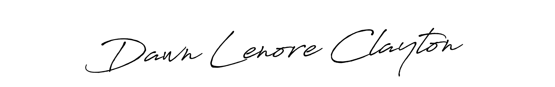 Create a beautiful signature design for name Dawn Lenore Clayton. With this signature (Antro_Vectra_Bolder) fonts, you can make a handwritten signature for free. Dawn Lenore Clayton signature style 7 images and pictures png