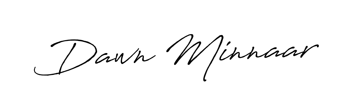 How to make Dawn Minnaar signature? Antro_Vectra_Bolder is a professional autograph style. Create handwritten signature for Dawn Minnaar name. Dawn Minnaar signature style 7 images and pictures png