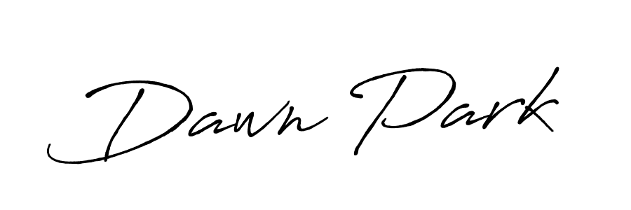 Design your own signature with our free online signature maker. With this signature software, you can create a handwritten (Antro_Vectra_Bolder) signature for name Dawn Park. Dawn Park signature style 7 images and pictures png