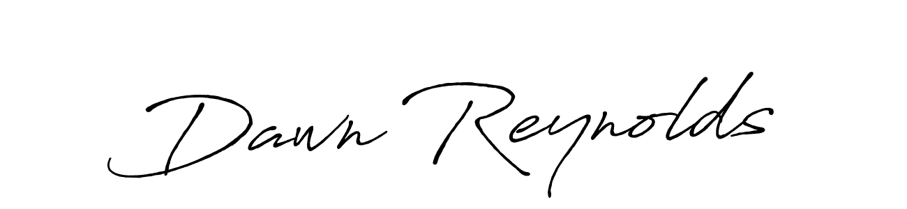 Design your own signature with our free online signature maker. With this signature software, you can create a handwritten (Antro_Vectra_Bolder) signature for name Dawn Reynolds. Dawn Reynolds signature style 7 images and pictures png