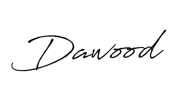 Design your own signature with our free online signature maker. With this signature software, you can create a handwritten (Antro_Vectra_Bolder) signature for name Dawood. Dawood signature style 7 images and pictures png