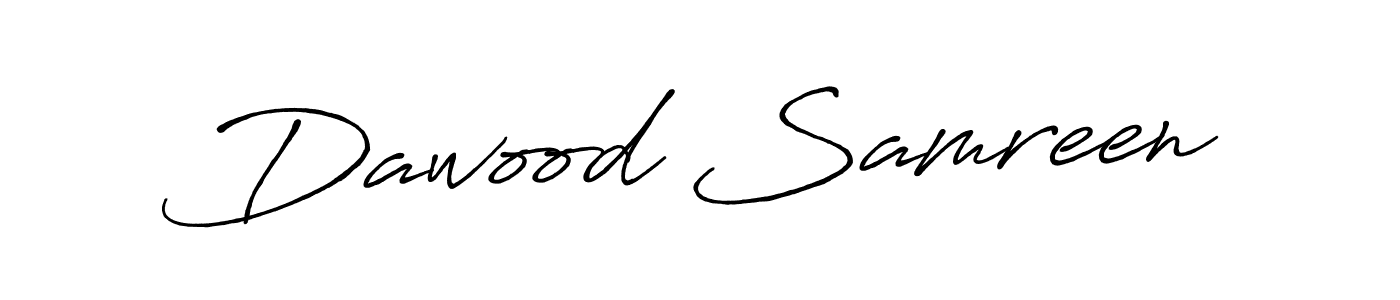 How to Draw Dawood Samreen signature style? Antro_Vectra_Bolder is a latest design signature styles for name Dawood Samreen. Dawood Samreen signature style 7 images and pictures png