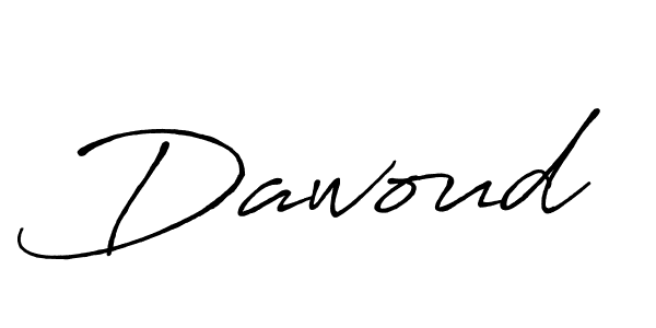 Dawoud stylish signature style. Best Handwritten Sign (Antro_Vectra_Bolder) for my name. Handwritten Signature Collection Ideas for my name Dawoud. Dawoud signature style 7 images and pictures png