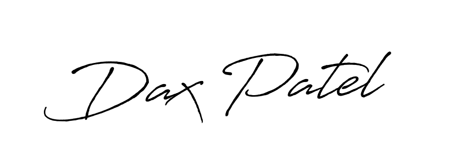 Dax Patel stylish signature style. Best Handwritten Sign (Antro_Vectra_Bolder) for my name. Handwritten Signature Collection Ideas for my name Dax Patel. Dax Patel signature style 7 images and pictures png