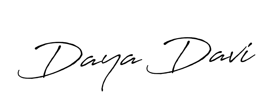 The best way (Antro_Vectra_Bolder) to make a short signature is to pick only two or three words in your name. The name Daya Davi include a total of six letters. For converting this name. Daya Davi signature style 7 images and pictures png