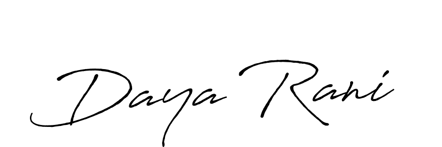 Once you've used our free online signature maker to create your best signature Antro_Vectra_Bolder style, it's time to enjoy all of the benefits that Daya Rani name signing documents. Daya Rani signature style 7 images and pictures png