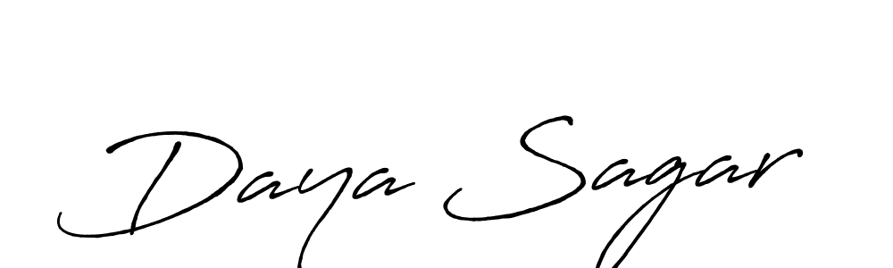 How to Draw Daya Sagar signature style? Antro_Vectra_Bolder is a latest design signature styles for name Daya Sagar. Daya Sagar signature style 7 images and pictures png