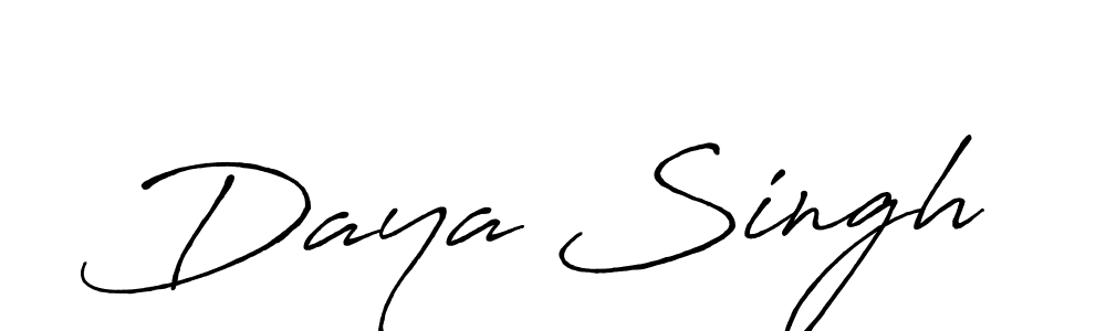 Make a beautiful signature design for name Daya Singh. Use this online signature maker to create a handwritten signature for free. Daya Singh signature style 7 images and pictures png