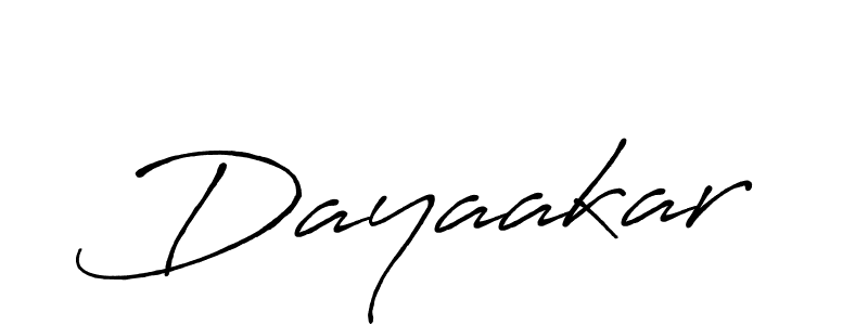 Dayaakar stylish signature style. Best Handwritten Sign (Antro_Vectra_Bolder) for my name. Handwritten Signature Collection Ideas for my name Dayaakar. Dayaakar signature style 7 images and pictures png