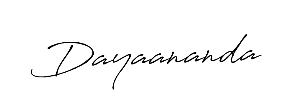 Dayaananda stylish signature style. Best Handwritten Sign (Antro_Vectra_Bolder) for my name. Handwritten Signature Collection Ideas for my name Dayaananda. Dayaananda signature style 7 images and pictures png