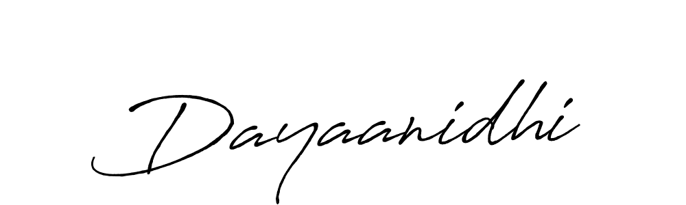 Also we have Dayaanidhi name is the best signature style. Create professional handwritten signature collection using Antro_Vectra_Bolder autograph style. Dayaanidhi signature style 7 images and pictures png