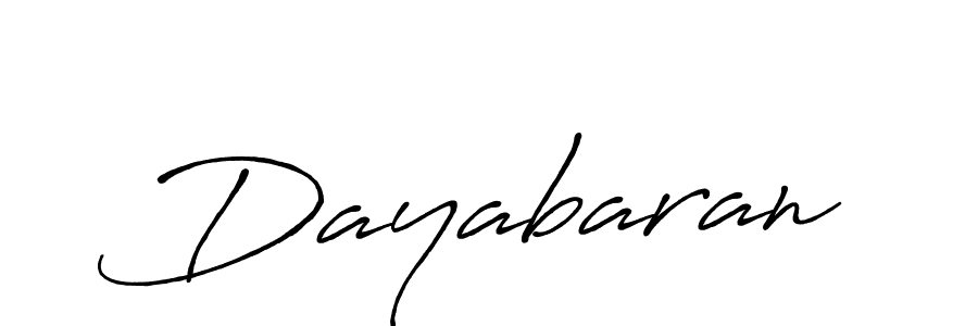 Create a beautiful signature design for name Dayabaran. With this signature (Antro_Vectra_Bolder) fonts, you can make a handwritten signature for free. Dayabaran signature style 7 images and pictures png