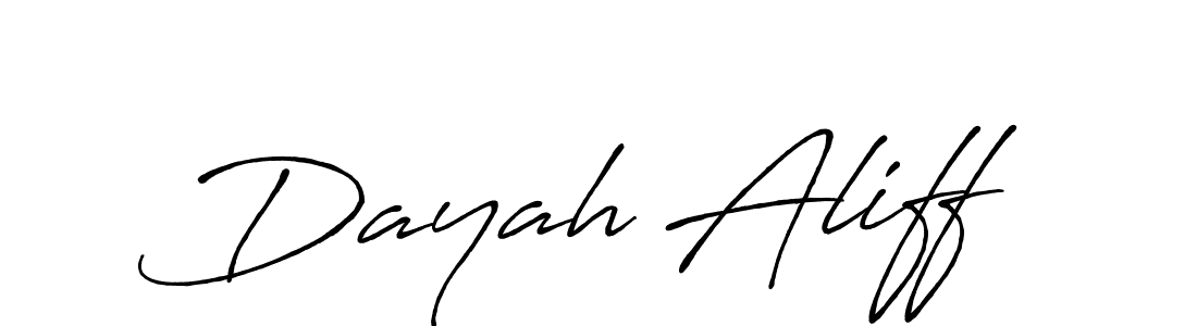 How to Draw Dayah Aliff signature style? Antro_Vectra_Bolder is a latest design signature styles for name Dayah Aliff. Dayah Aliff signature style 7 images and pictures png