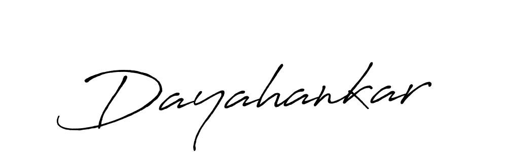Also You can easily find your signature by using the search form. We will create Dayahankar name handwritten signature images for you free of cost using Antro_Vectra_Bolder sign style. Dayahankar signature style 7 images and pictures png