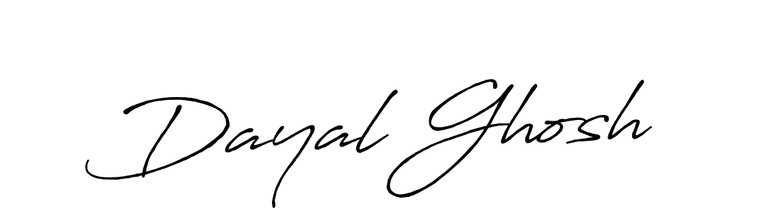 It looks lik you need a new signature style for name Dayal Ghosh. Design unique handwritten (Antro_Vectra_Bolder) signature with our free signature maker in just a few clicks. Dayal Ghosh signature style 7 images and pictures png