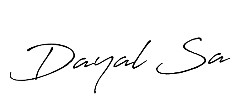 Also we have Dayal Sa name is the best signature style. Create professional handwritten signature collection using Antro_Vectra_Bolder autograph style. Dayal Sa signature style 7 images and pictures png