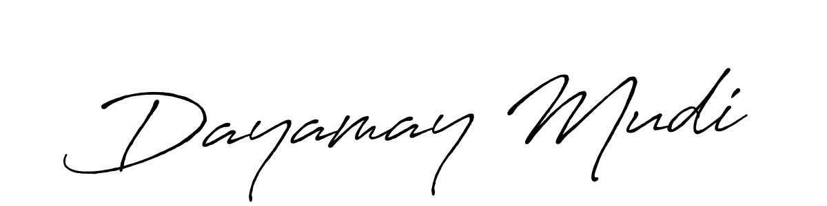 How to make Dayamay Mudi signature? Antro_Vectra_Bolder is a professional autograph style. Create handwritten signature for Dayamay Mudi name. Dayamay Mudi signature style 7 images and pictures png