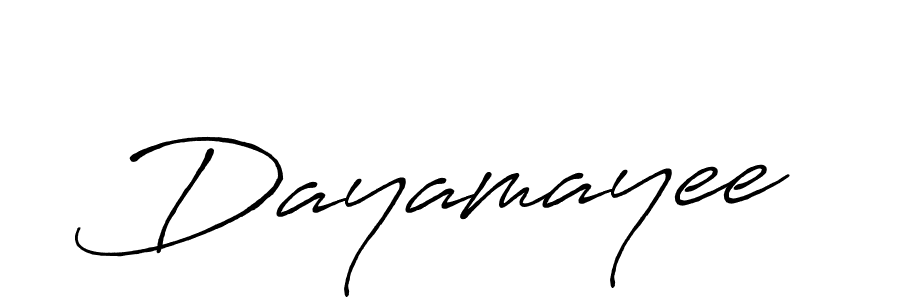 Make a beautiful signature design for name Dayamayee. With this signature (Antro_Vectra_Bolder) style, you can create a handwritten signature for free. Dayamayee signature style 7 images and pictures png