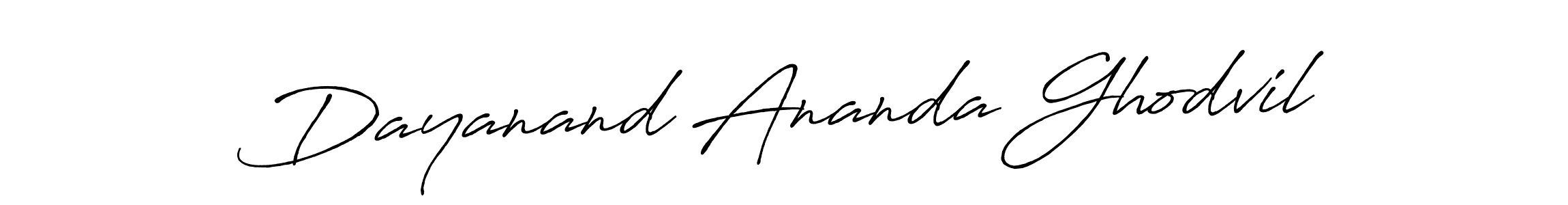 Make a beautiful signature design for name Dayanand Ananda Ghodvil. Use this online signature maker to create a handwritten signature for free. Dayanand Ananda Ghodvil signature style 7 images and pictures png