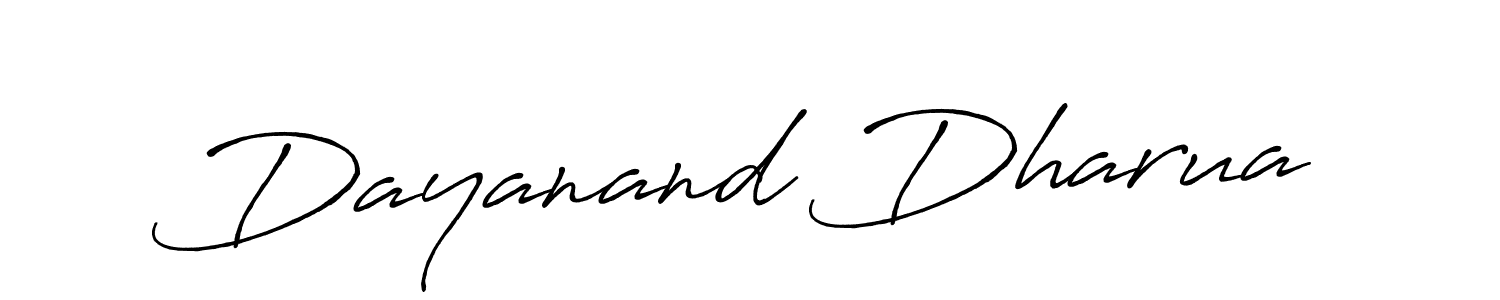 How to Draw Dayanand Dharua signature style? Antro_Vectra_Bolder is a latest design signature styles for name Dayanand Dharua. Dayanand Dharua signature style 7 images and pictures png