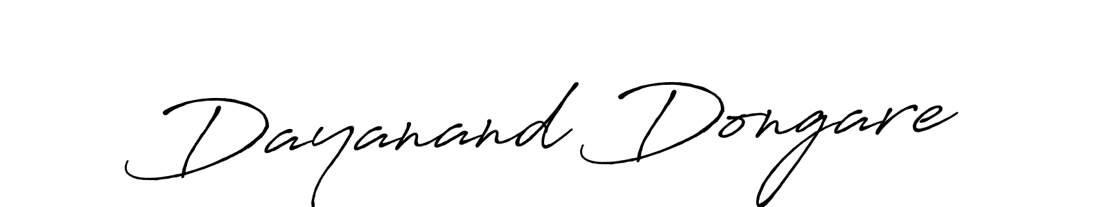 Create a beautiful signature design for name Dayanand Dongare. With this signature (Antro_Vectra_Bolder) fonts, you can make a handwritten signature for free. Dayanand Dongare signature style 7 images and pictures png