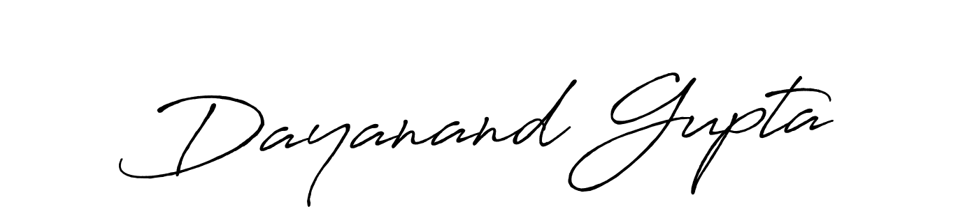 Dayanand Gupta stylish signature style. Best Handwritten Sign (Antro_Vectra_Bolder) for my name. Handwritten Signature Collection Ideas for my name Dayanand Gupta. Dayanand Gupta signature style 7 images and pictures png