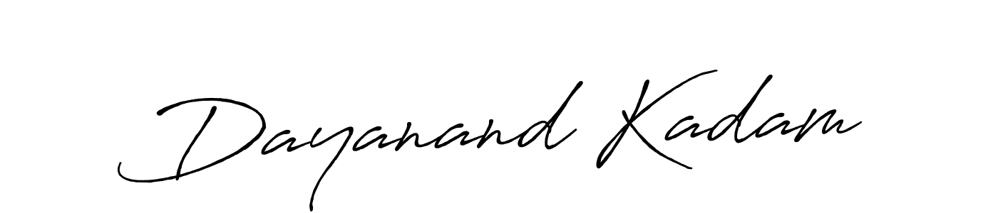 You should practise on your own different ways (Antro_Vectra_Bolder) to write your name (Dayanand Kadam) in signature. don't let someone else do it for you. Dayanand Kadam signature style 7 images and pictures png