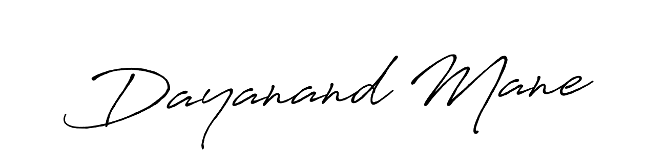 Dayanand Mane stylish signature style. Best Handwritten Sign (Antro_Vectra_Bolder) for my name. Handwritten Signature Collection Ideas for my name Dayanand Mane. Dayanand Mane signature style 7 images and pictures png