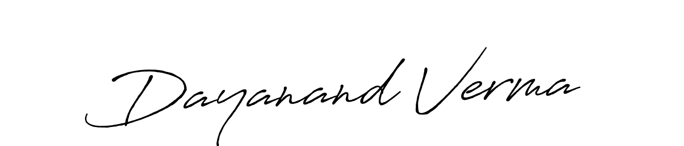 Make a beautiful signature design for name Dayanand Verma. Use this online signature maker to create a handwritten signature for free. Dayanand Verma signature style 7 images and pictures png