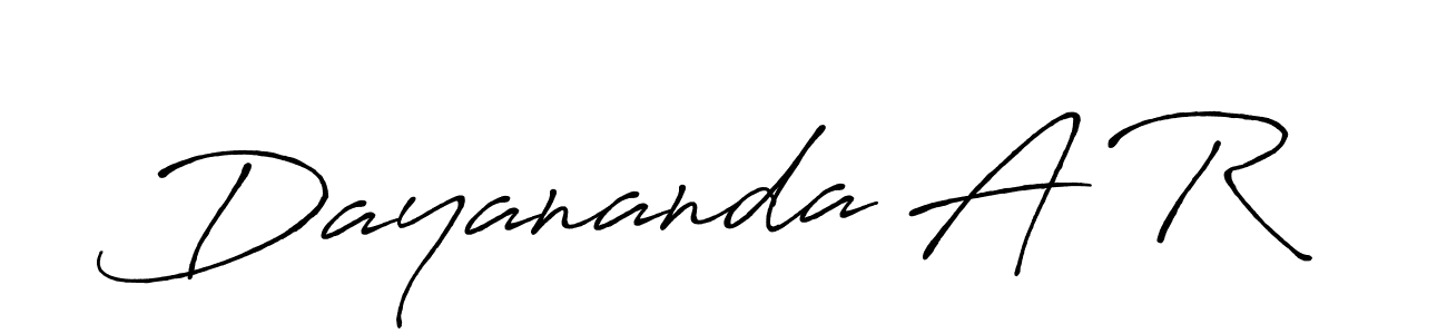 How to Draw Dayananda A R signature style? Antro_Vectra_Bolder is a latest design signature styles for name Dayananda A R. Dayananda A R signature style 7 images and pictures png