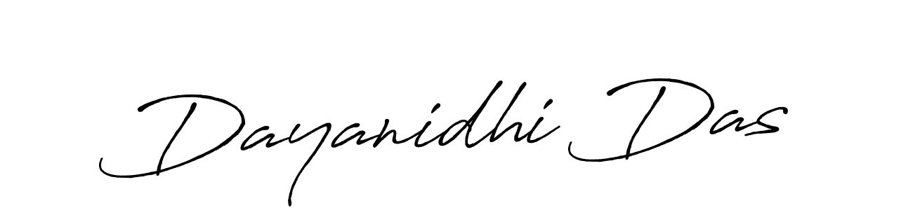 Design your own signature with our free online signature maker. With this signature software, you can create a handwritten (Antro_Vectra_Bolder) signature for name Dayanidhi Das. Dayanidhi Das signature style 7 images and pictures png