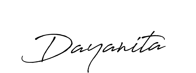 Dayanita stylish signature style. Best Handwritten Sign (Antro_Vectra_Bolder) for my name. Handwritten Signature Collection Ideas for my name Dayanita. Dayanita signature style 7 images and pictures png