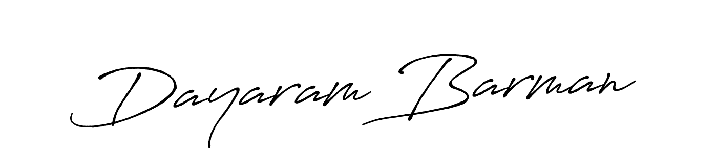 Create a beautiful signature design for name Dayaram Barman. With this signature (Antro_Vectra_Bolder) fonts, you can make a handwritten signature for free. Dayaram Barman signature style 7 images and pictures png