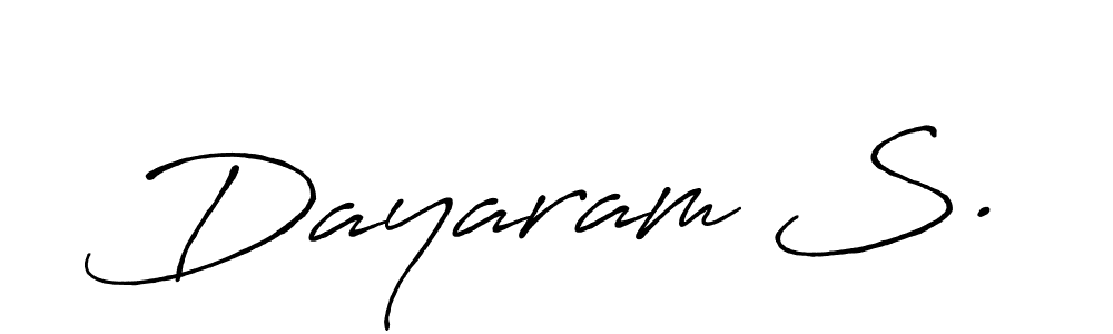 Also we have Dayaram S. name is the best signature style. Create professional handwritten signature collection using Antro_Vectra_Bolder autograph style. Dayaram S. signature style 7 images and pictures png