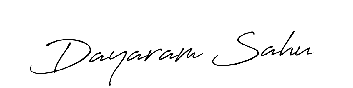 Antro_Vectra_Bolder is a professional signature style that is perfect for those who want to add a touch of class to their signature. It is also a great choice for those who want to make their signature more unique. Get Dayaram Sahu name to fancy signature for free. Dayaram Sahu signature style 7 images and pictures png