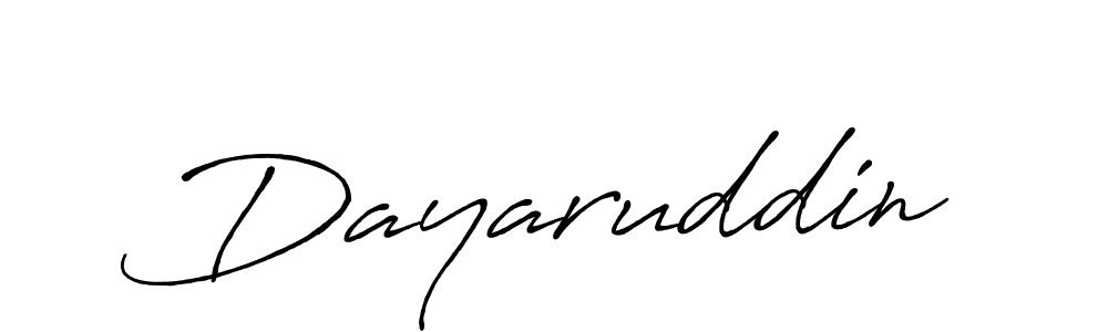 Make a beautiful signature design for name Dayaruddin. Use this online signature maker to create a handwritten signature for free. Dayaruddin signature style 7 images and pictures png