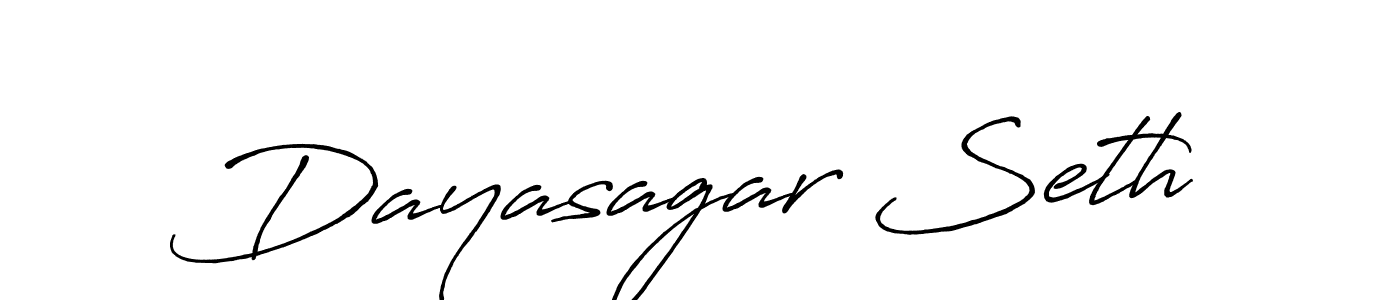 How to make Dayasagar Seth signature? Antro_Vectra_Bolder is a professional autograph style. Create handwritten signature for Dayasagar Seth name. Dayasagar Seth signature style 7 images and pictures png