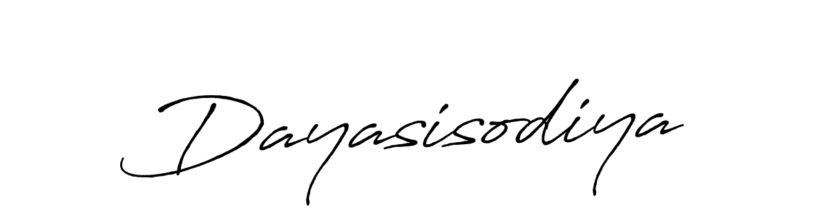 Use a signature maker to create a handwritten signature online. With this signature software, you can design (Antro_Vectra_Bolder) your own signature for name Dayasisodiya. Dayasisodiya signature style 7 images and pictures png