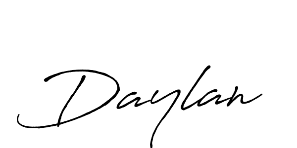 Make a beautiful signature design for name Daylan. With this signature (Antro_Vectra_Bolder) style, you can create a handwritten signature for free. Daylan signature style 7 images and pictures png