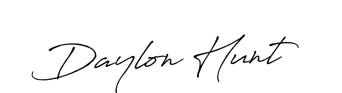 Use a signature maker to create a handwritten signature online. With this signature software, you can design (Antro_Vectra_Bolder) your own signature for name Daylon Hunt. Daylon Hunt signature style 7 images and pictures png