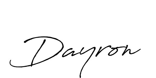 Antro_Vectra_Bolder is a professional signature style that is perfect for those who want to add a touch of class to their signature. It is also a great choice for those who want to make their signature more unique. Get Dayron name to fancy signature for free. Dayron signature style 7 images and pictures png